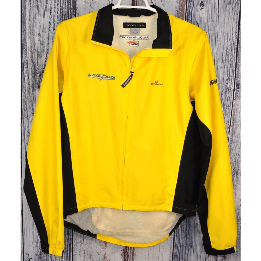 Concurve Gore WINDSTOPPER Men's XL Running Cycling Jacket W/Zip off Sleeves